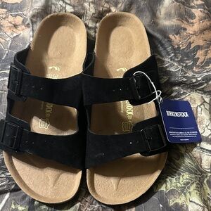 Birkenstock Black Suede Sandals Women’s